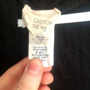 Black Cardigan Hoodie